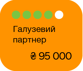 Галузевий партнер 95 000
